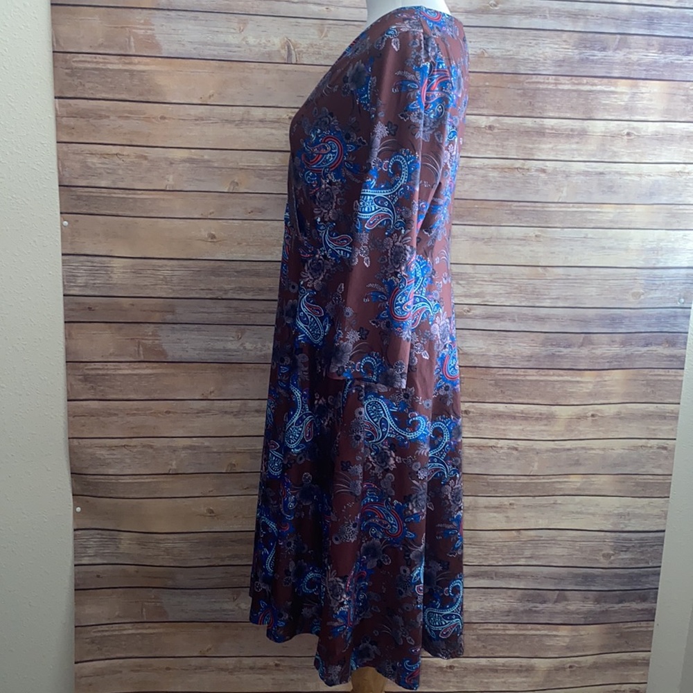 🎈Sale🎈NWT Reborn Paisley Print Dress Size 1X - Picture 4 of 9